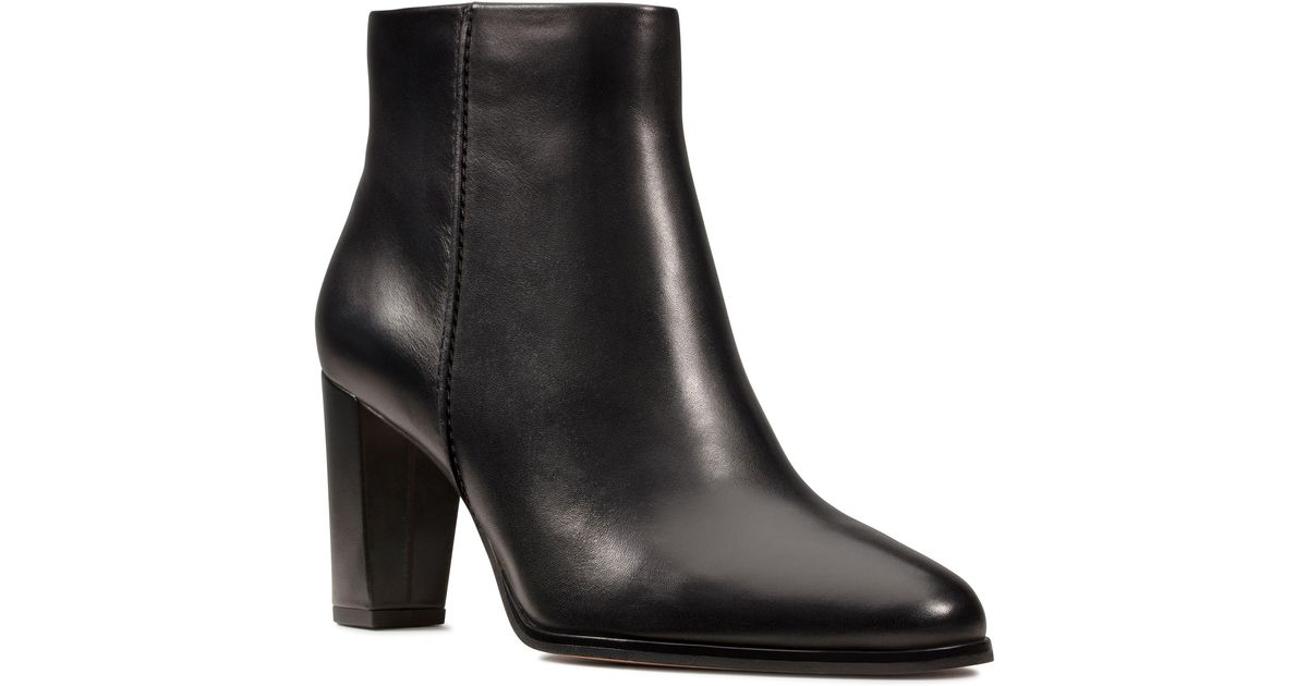 clarks kaylin fern leather booties