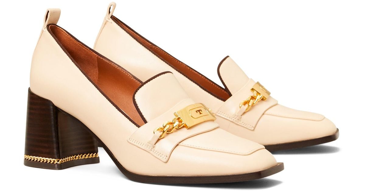 tory burch loafer heels