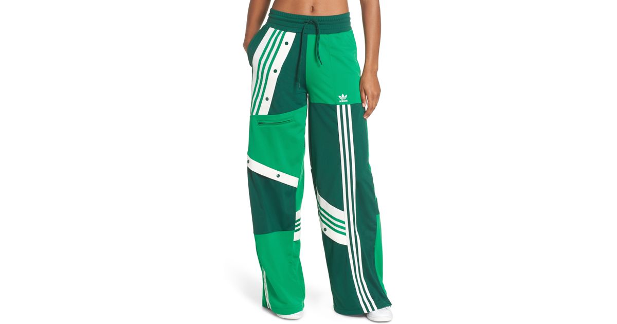 adidas originals x danielle cathari deconstructed track pants in green