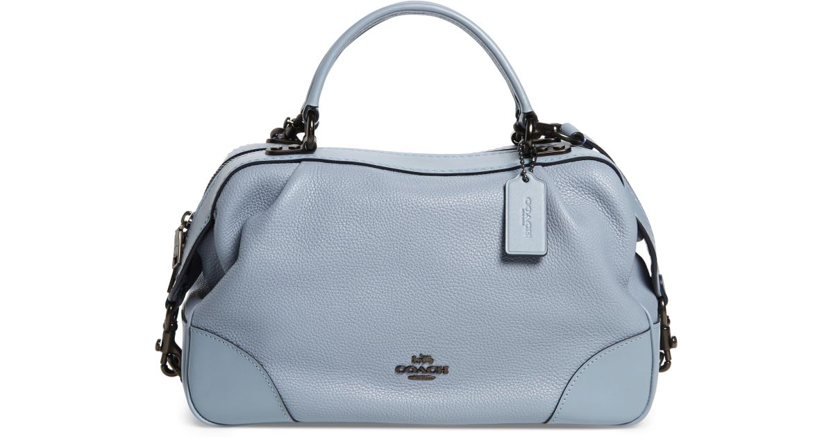 coach aidy leather satchel