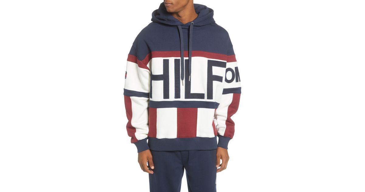 tommy hilfiger stripe hoodie