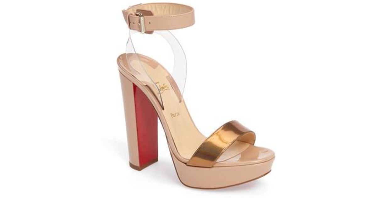christian louboutin cherry sandal