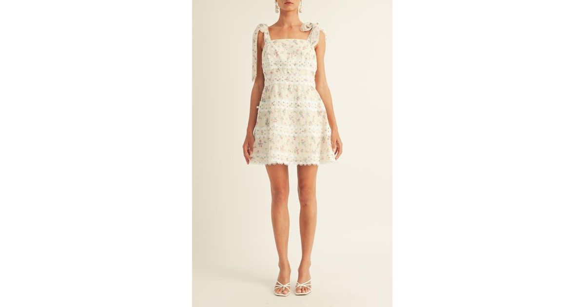 how to crochet mini dress Li White Crochet Long Sleeve Mini Dress