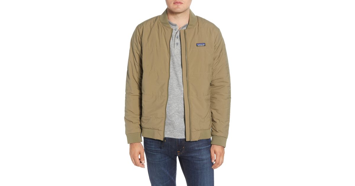 Patagonia Zemer Bomber Jacket in Sage Khaki (Natural) for Men Lyst