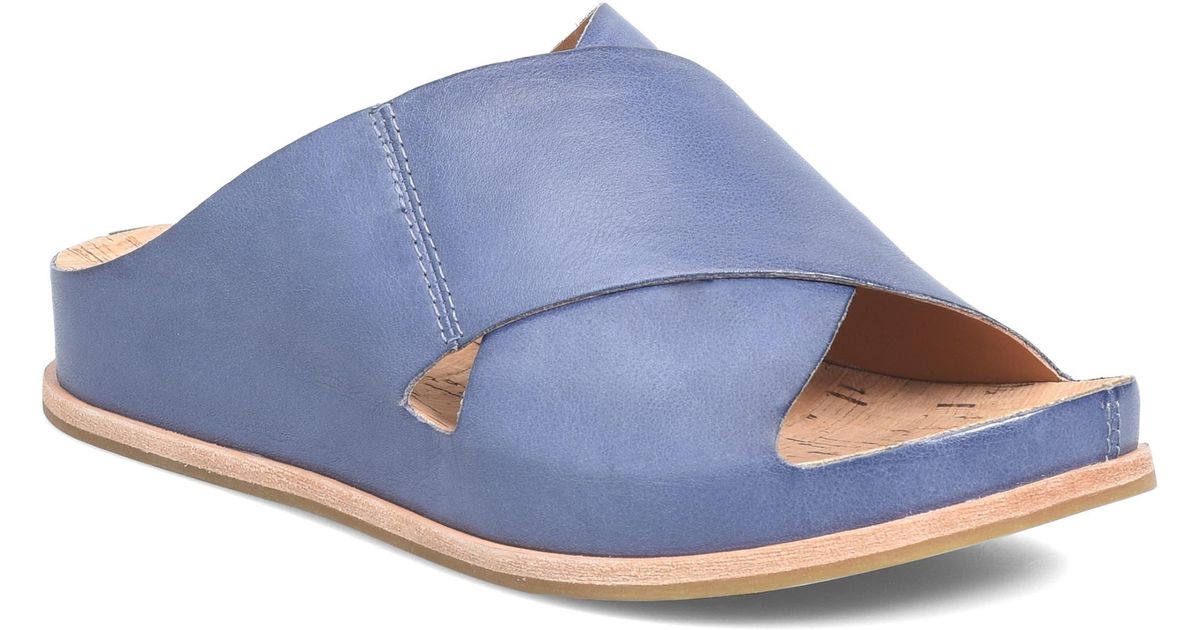 KorkEase Tutsi Slide Sandal in Blue Lyst
