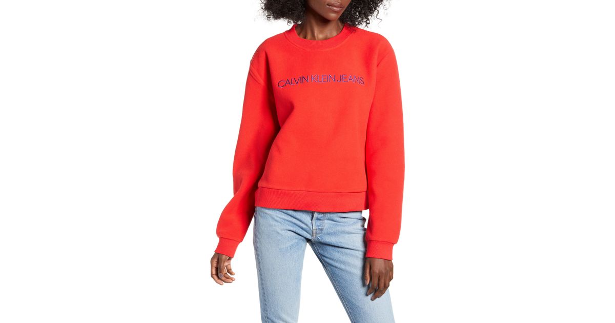 calvin klein fleece pullover