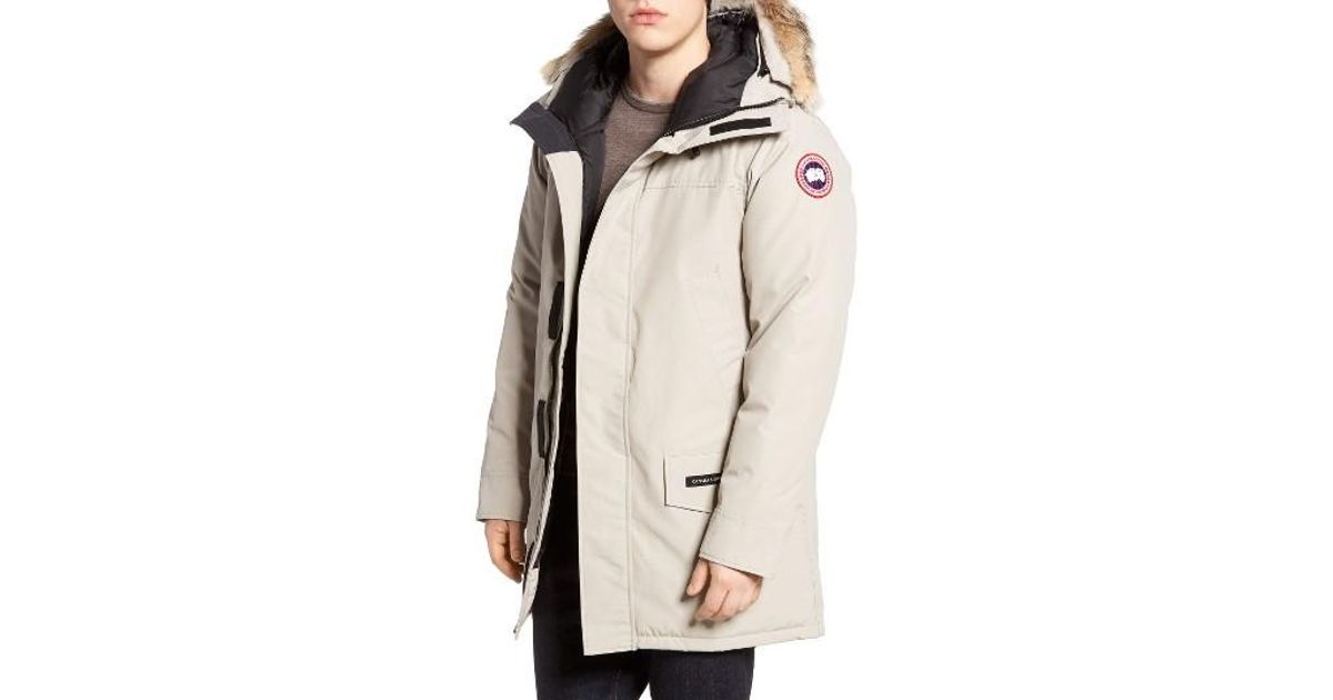 Canada Goose Goose Langford Slim Fit Down Parka With Genuine Coyote Fur  Trim in Gray for Men - Lyst