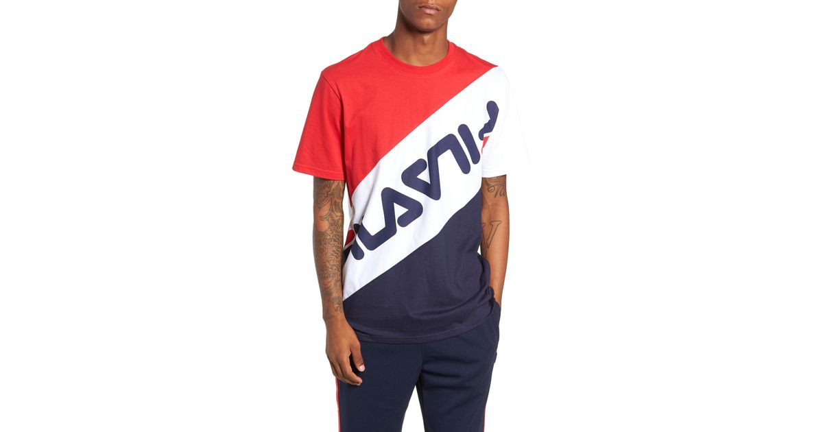 fila rowan colorblock tee