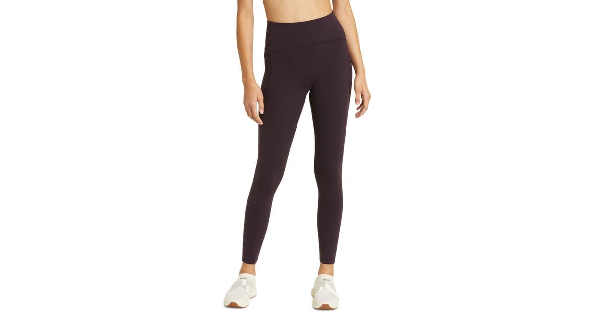 Zella Studio Luxe High Waist Pocket leggings in Blue Lyst