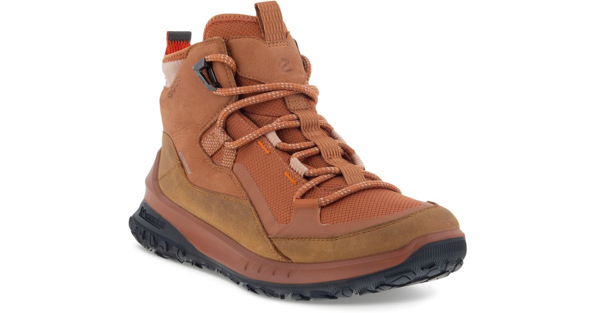 ecco waterproof turn leather boot