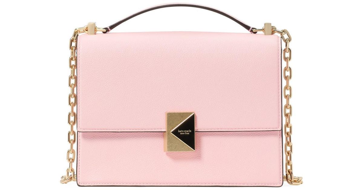 Kate Spade Deco Colorblock Pebbled Leather Convertible Crossbody Bag in ...