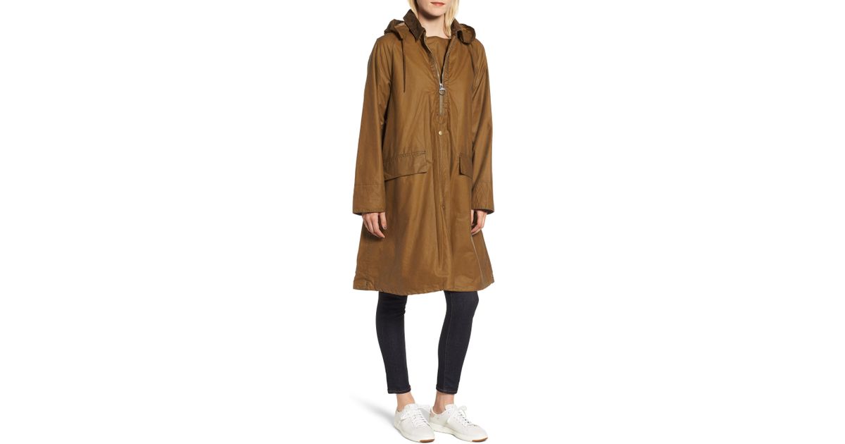 barbour margaret howell wax poncho