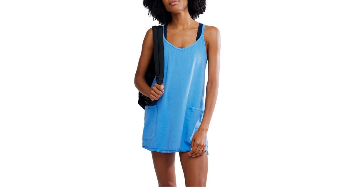 Free People Fp Movement Hot Shot Mini Sport Dress in Blue | Lyst