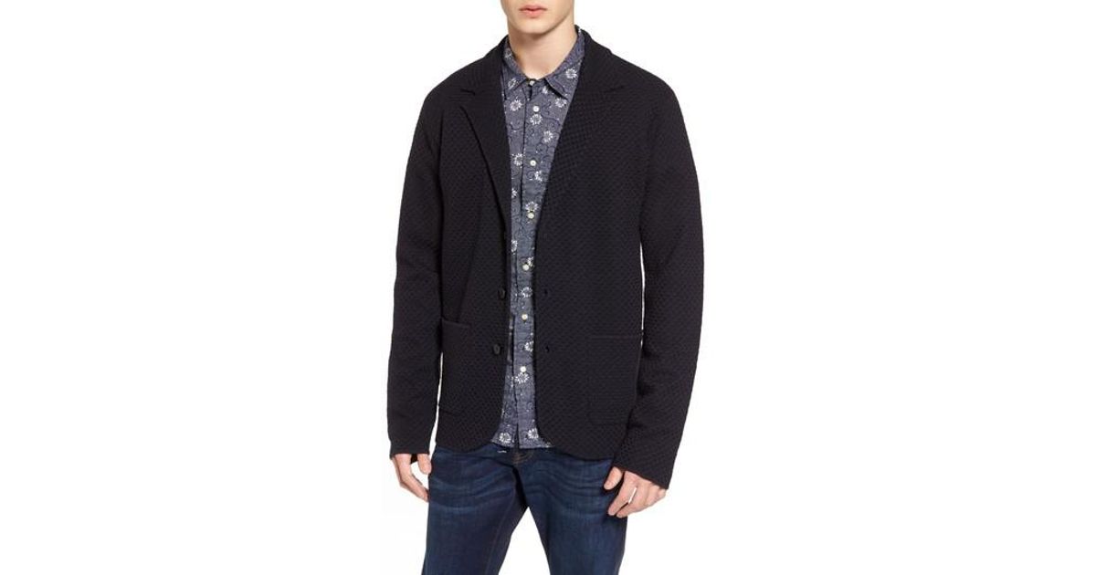 structured cardigan blazer