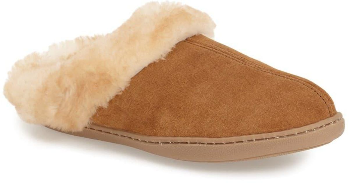 sheep skin mule slippers