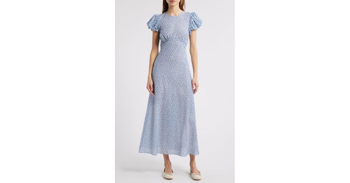 Doen Romina Floral Organic Cotton Maxi Dress in Blue | Lyst Doen Romina Floral Organic Cotton Maxi Dress in Blue | Lyst
