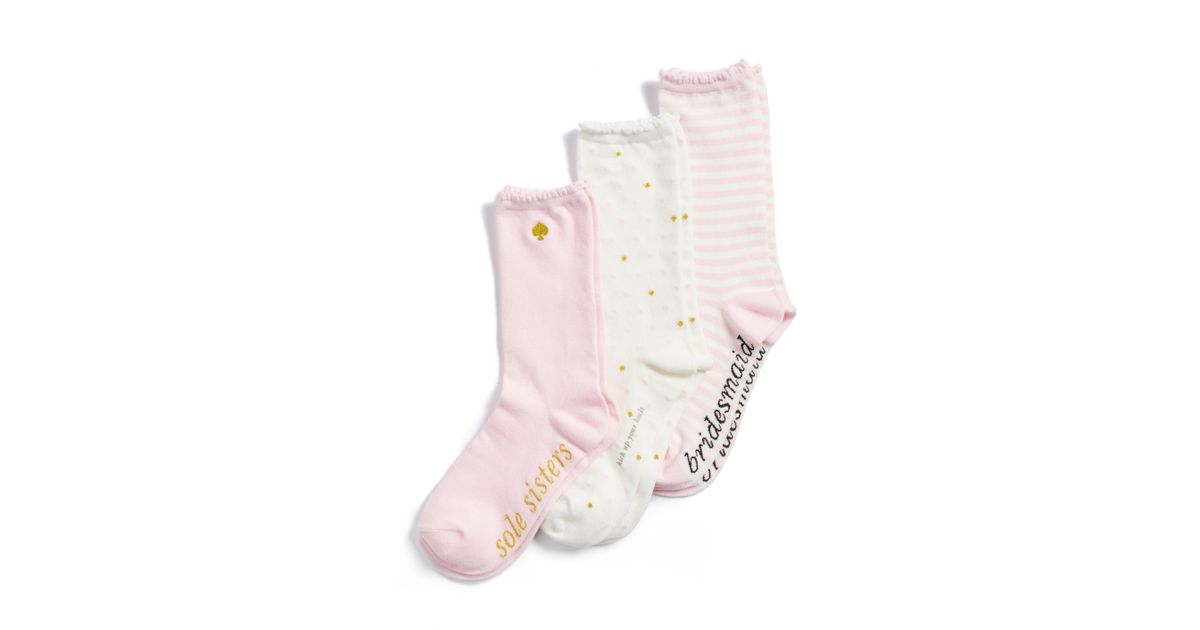 kate spade bridesmaid socks