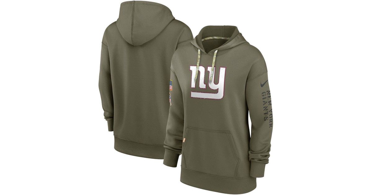 Nike New York Giants 2022 Salute To Service Performance Pullover Hoodie ...