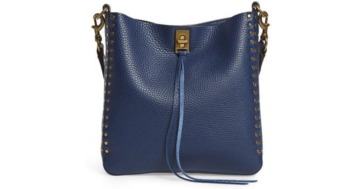 rebecca minkoff darren deerskin leather shoulder bag