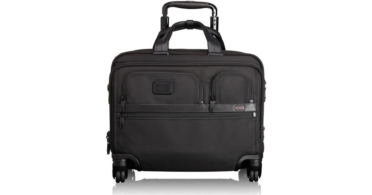 tumi wheeled briefcase sale