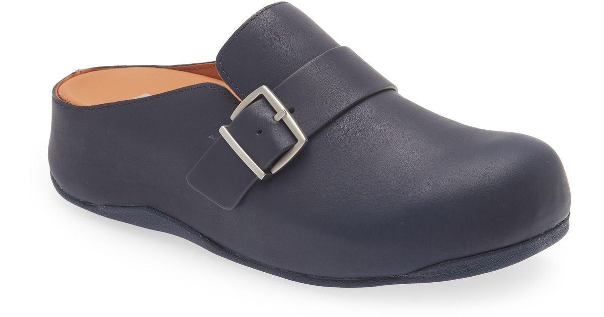 fitflop shuv leather clogs