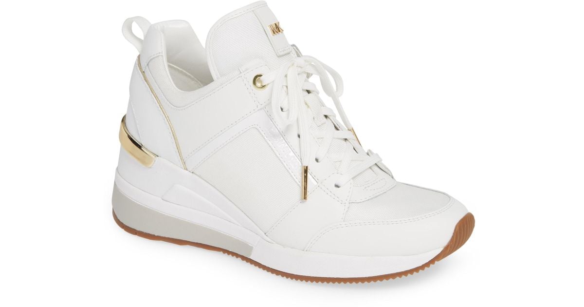 michael kors georgie sneakers white