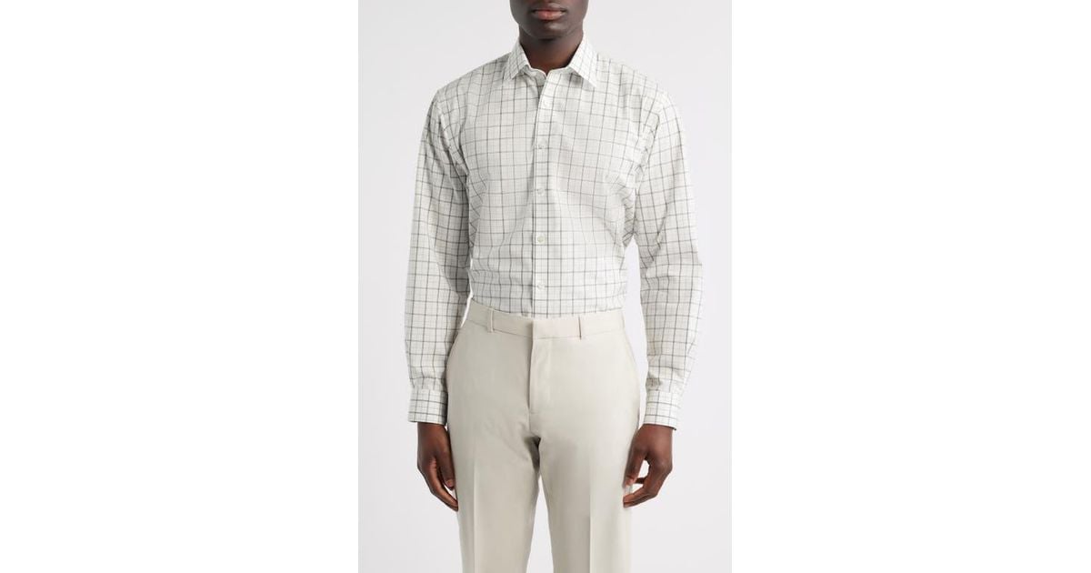 nordstrom traditional fit dress shirt DS100B Blue Fine Piquet Dress Shirt – Marcello Sport main image 1