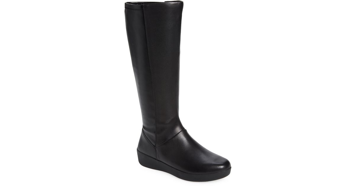 Fitflop Sumi Stretch Shaft Knee High Boot in Black Lyst