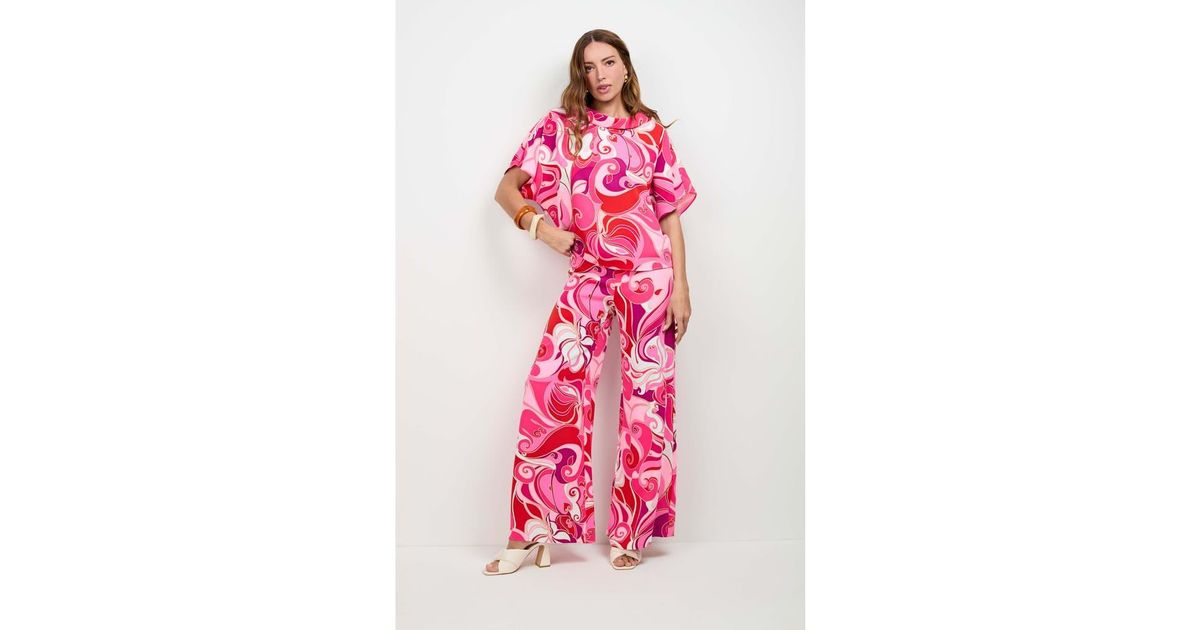 Trina Turk Honeysuckle Top in Pink | Lyst
