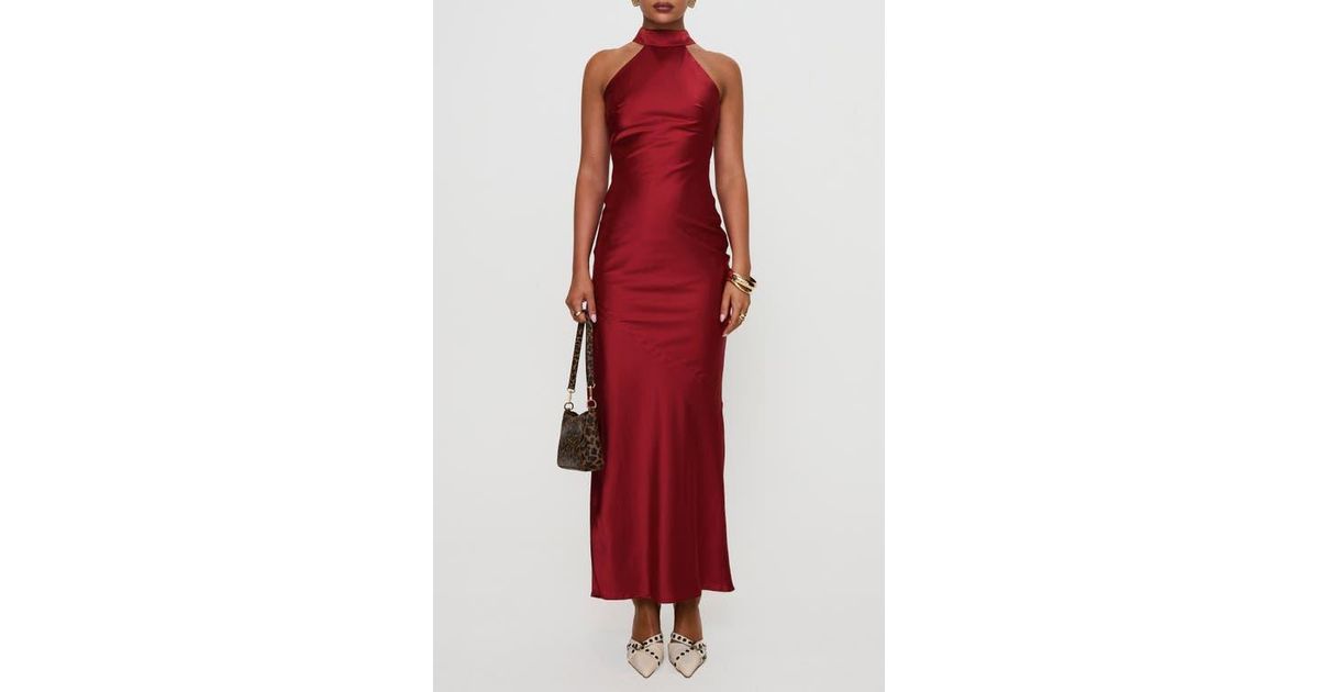 open lace back dress Allured Strapless Maxi Dress | Burgundy | Womens