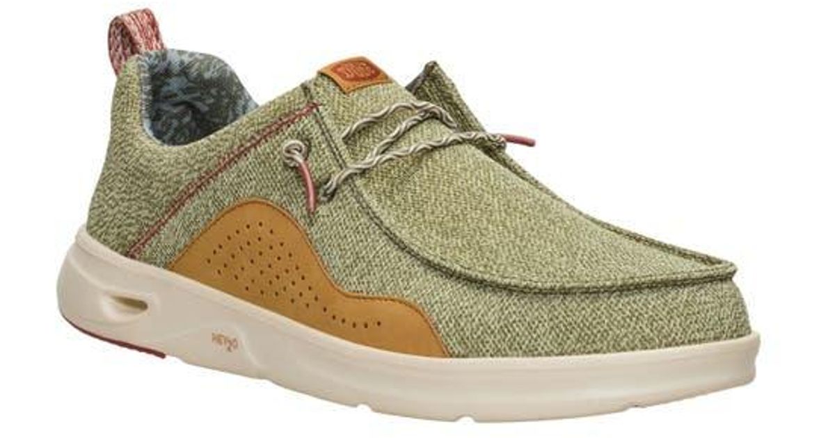 HEYDUDE Wally Hey2O Mesh Slip-On in Green for Men | Lyst