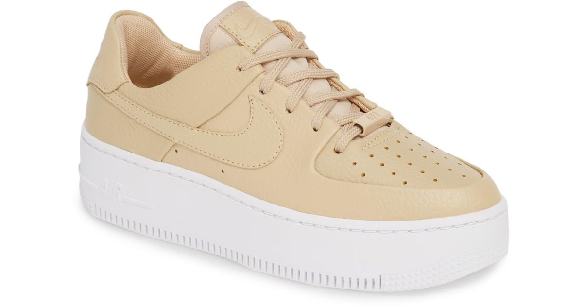 nike white platform sneakers