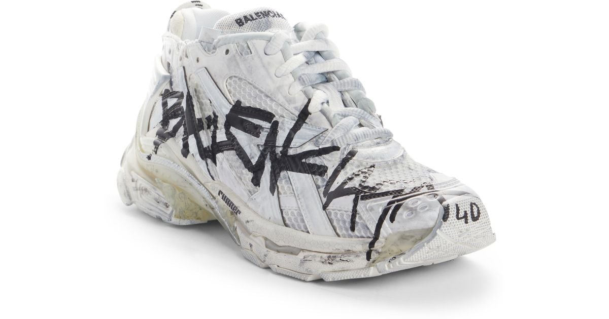 balenciaga graffiti white