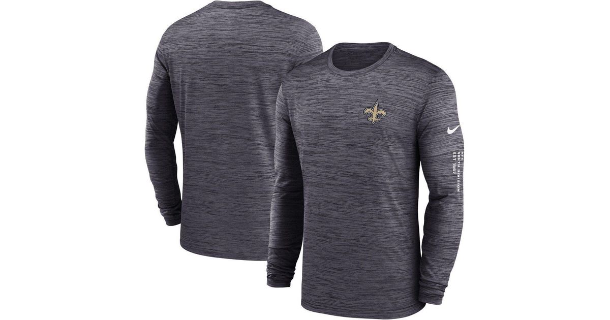 Nike New Orleans Saints Velocity Long Sleeve T-shirt At Nordstrom in ...