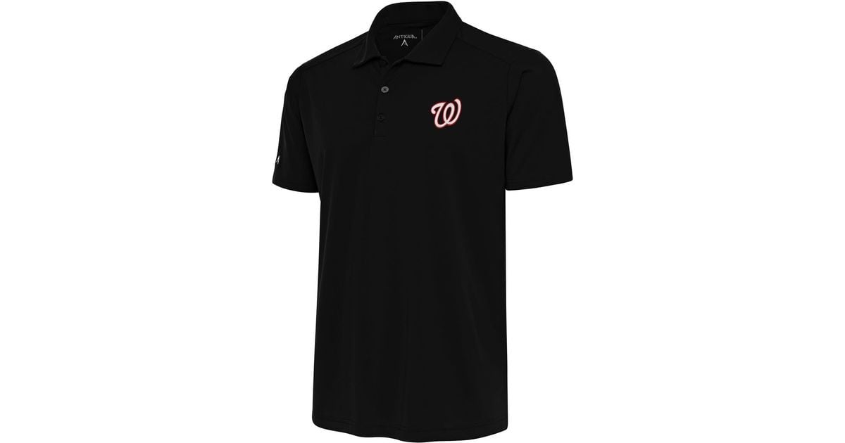 Antigua Washington Nationals Apex Polo At Nordstrom in Black for