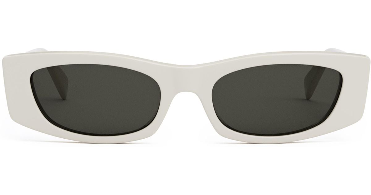 Celine Bold 3 Dots 55mm Rectangular Sunglasses Lyst