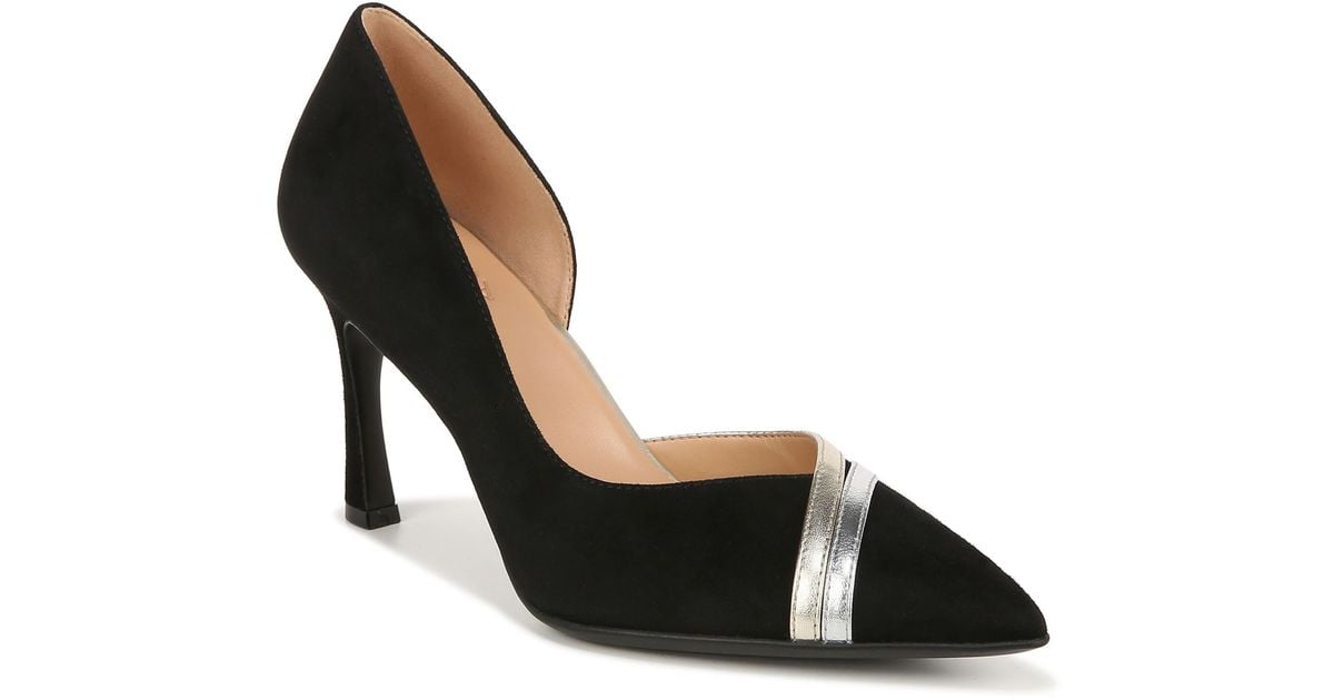 Naturalizer Aubrey Asymmetric Pointed Toe Pump in Black Lyst