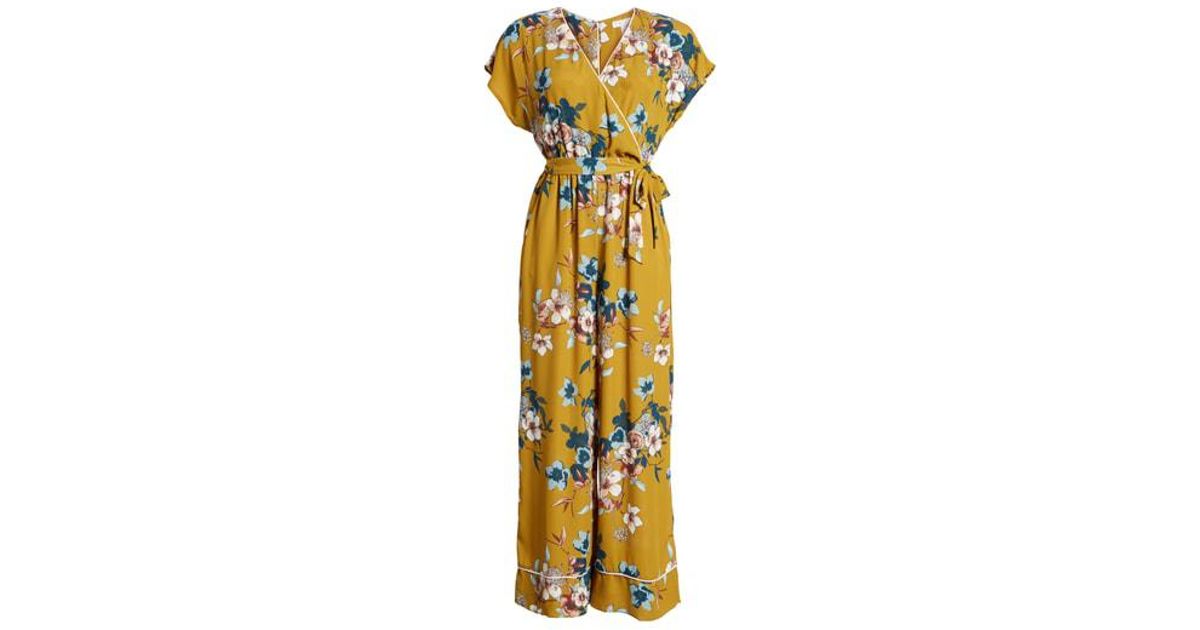 leith floral jumpsuit