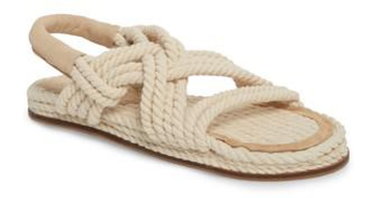 rope flat sandals