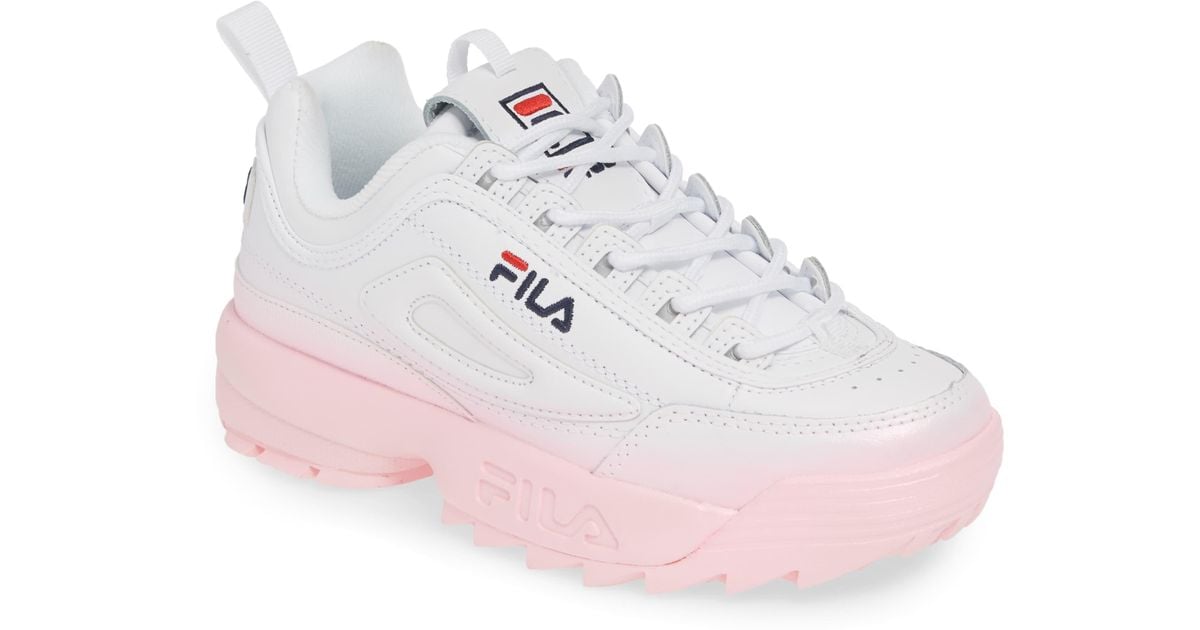 fila disruptor ii premium light pink shoes
