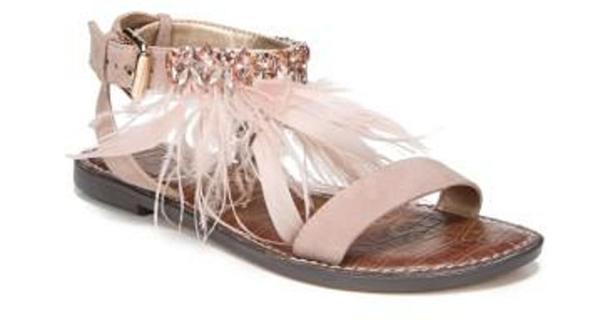 sam edelman feather sandals