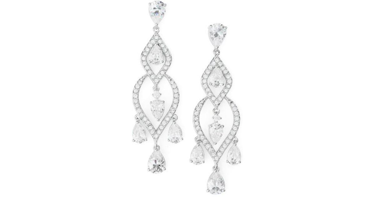Nadri Metallic Legacy Chandelier Earrings