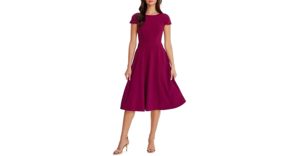 dress the population livia fit & flare dress Elisa Dress – Dress the Population