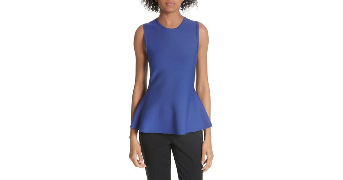 theory classic peplum top