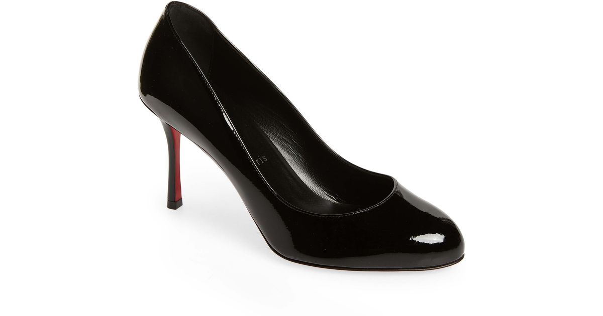 Christian Louboutin Dolly Patent Pump in Black | Lyst