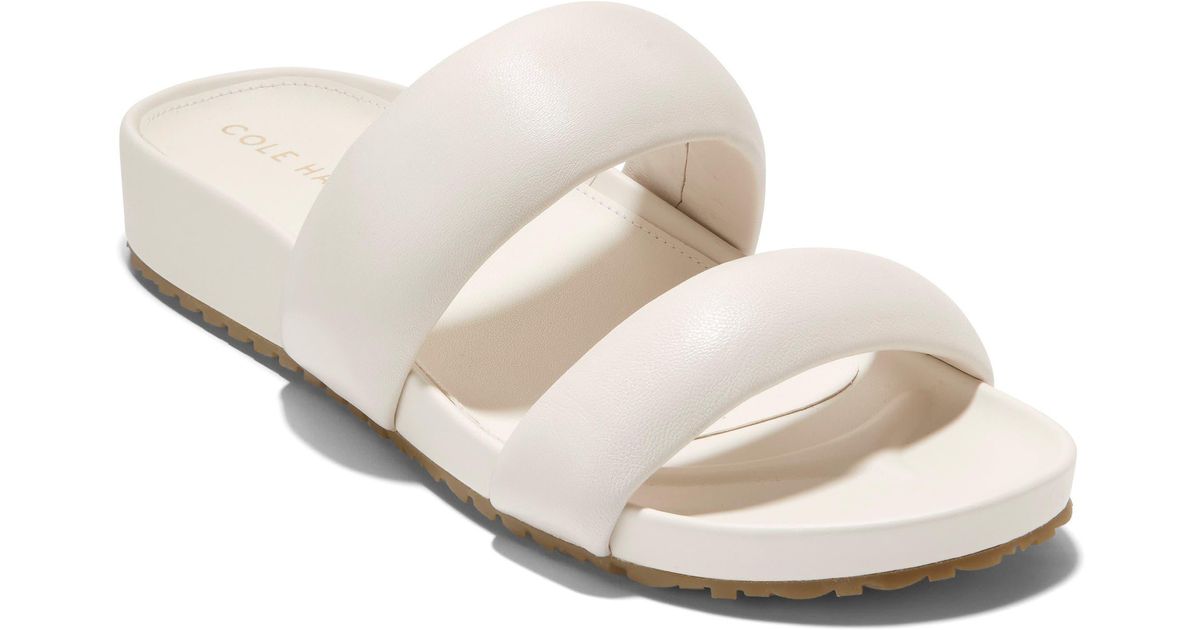 Cole Haan Mojave Slide Sandal in White | Lyst