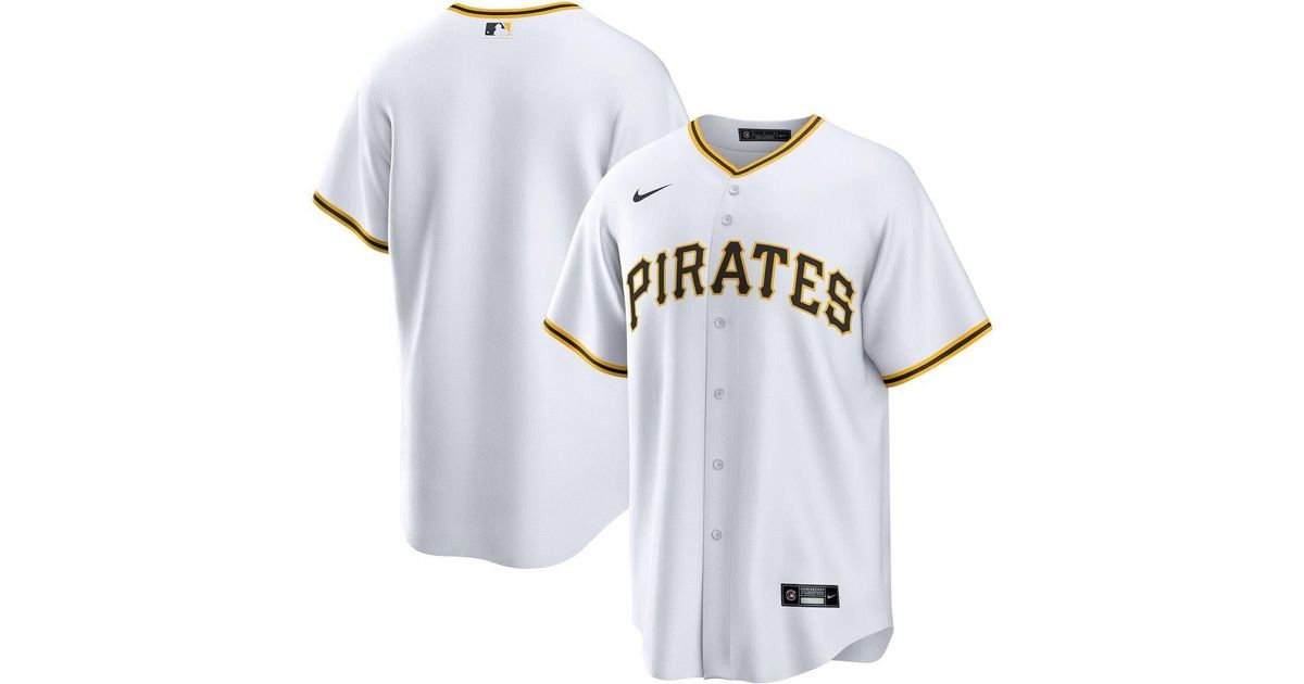 Nike Pittsburgh Pirates Home Replica Team Jersey At Nordstrom in White ...