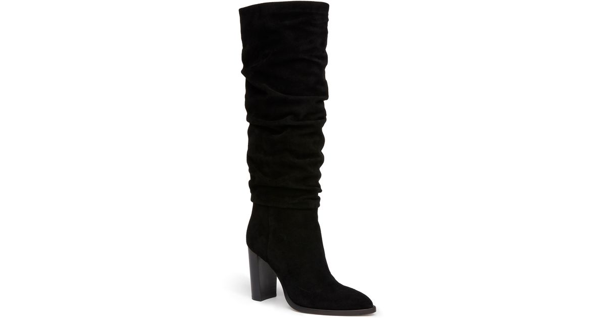 PAIGE Shiloh Slouch Boot in Black | Lyst