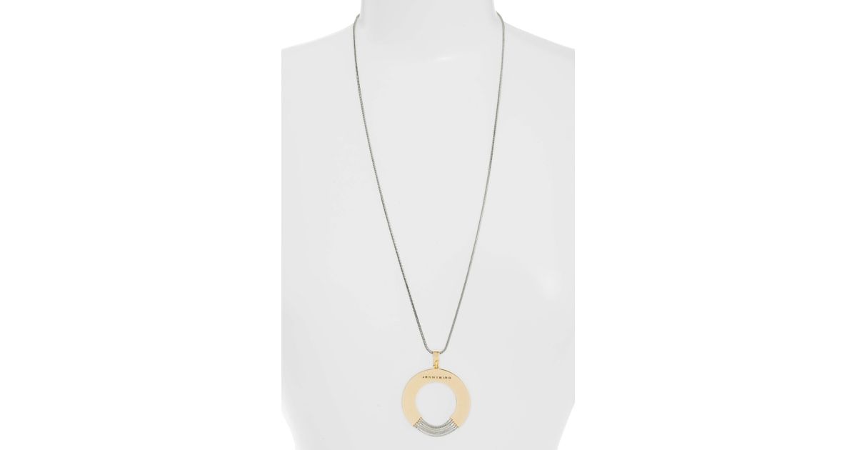 Lyst - Jenny Bird Sofia Rises Pendant Necklace in Metallic