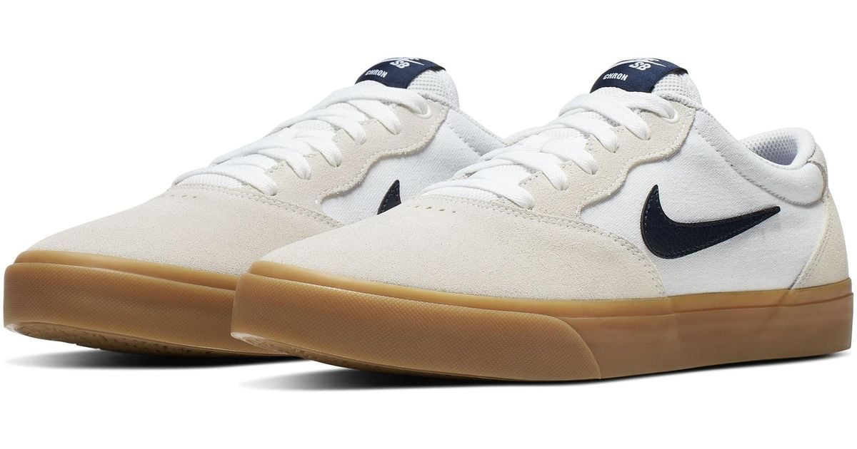 nike sb chron white gum